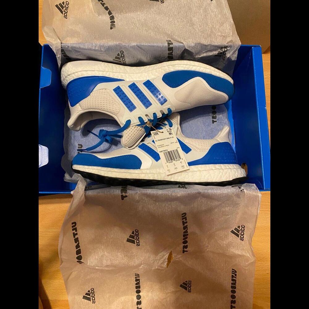 Adidas ultra boost dna x Lego -color blue- size 8.5